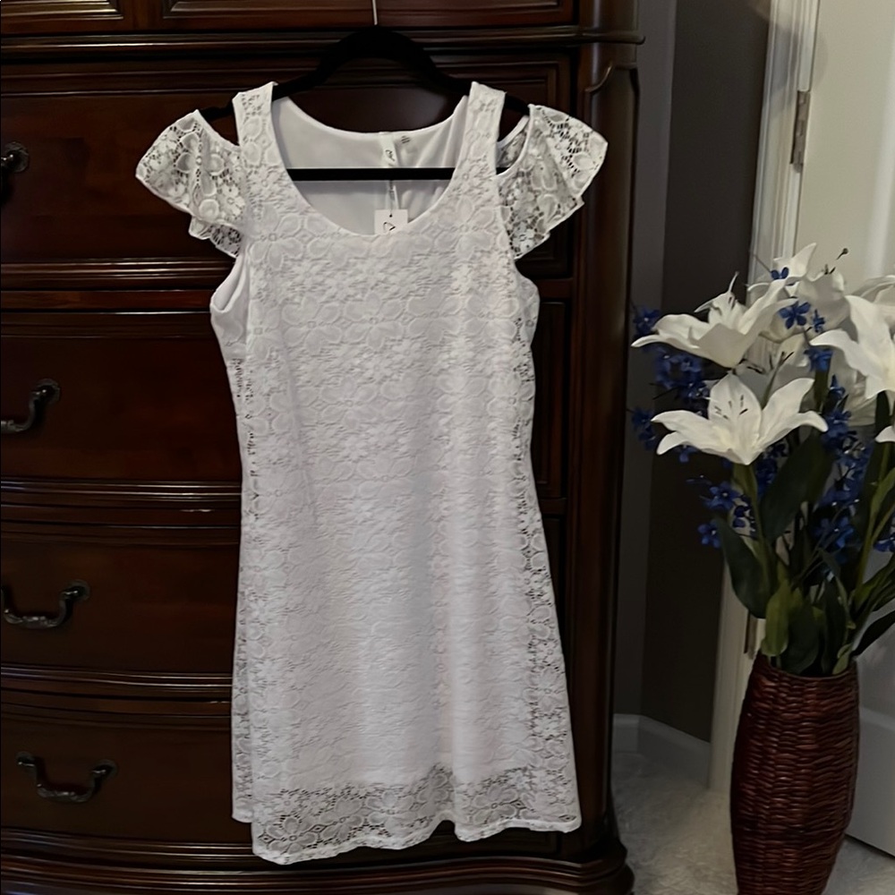 Women’s NY Collection Lace Midi Dress